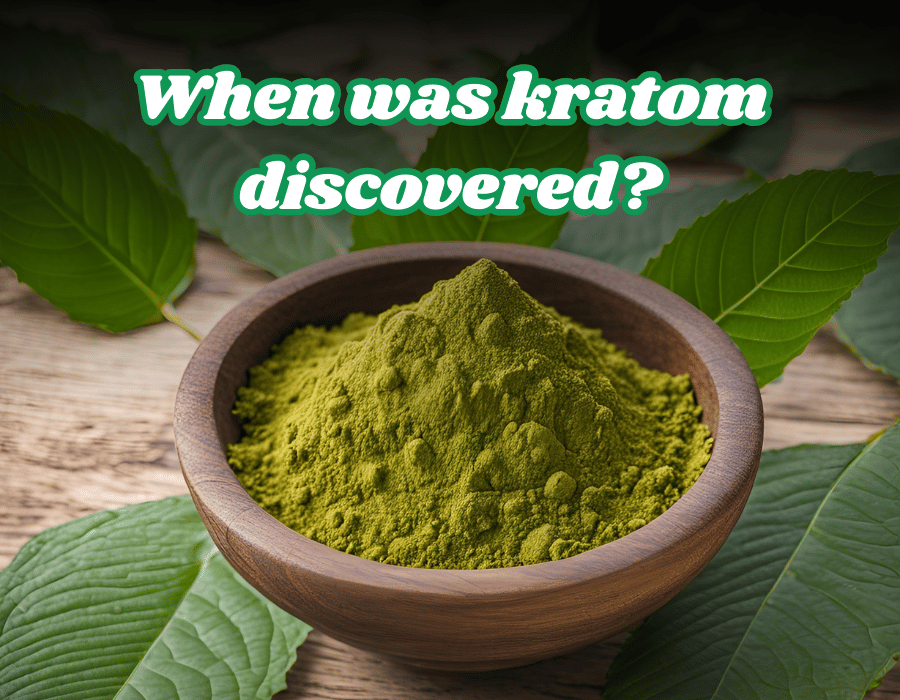 When was kratom discovered?