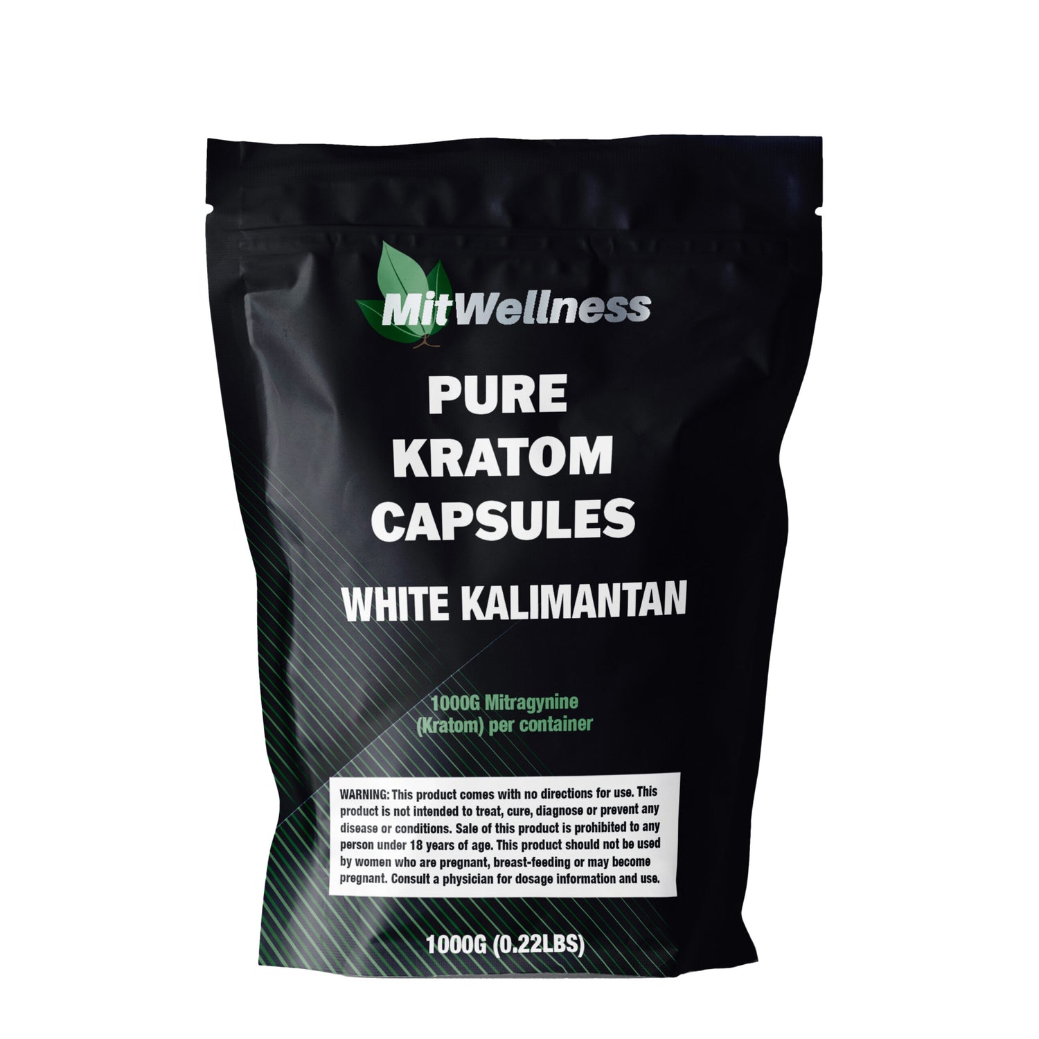 White Kalimantan Kratom Capsules